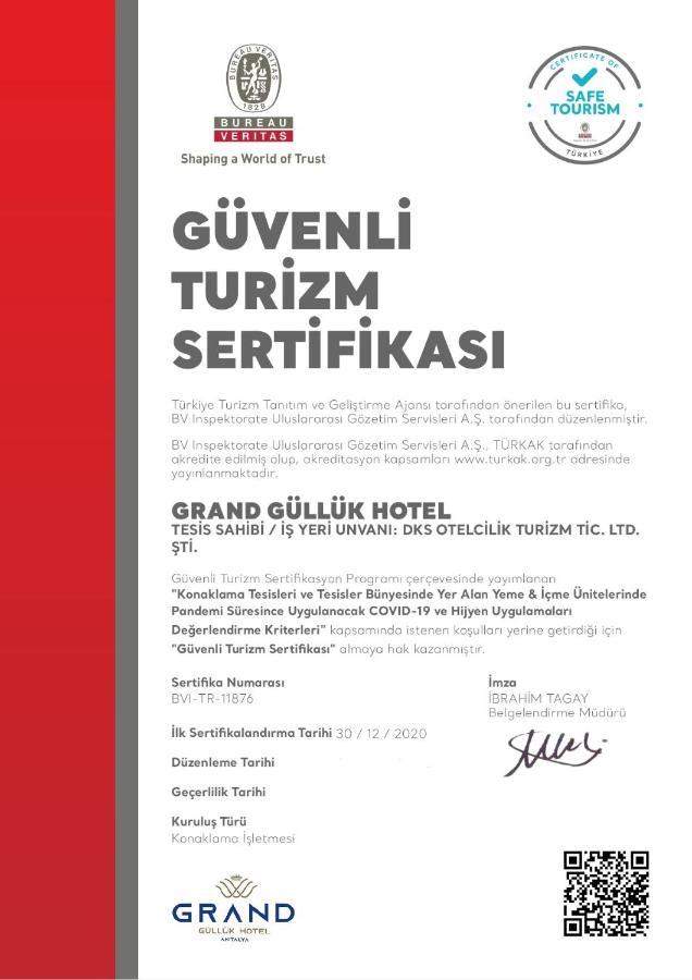Grand Gulluk Hotel & Spa City Center أنطاليا المظهر الخارجي الصورة